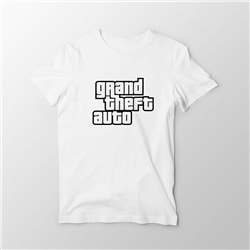 تیشرت پنبه ای سفید GTA