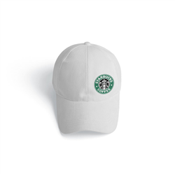 کلاه کتان سفید استارباکس