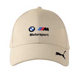 کلاه کتان کرمی BMW Motorsport