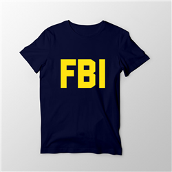 تیشرت پنبه ای سرمه ای FBI