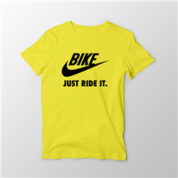تیشرت زرد لیمویی Just Ride It