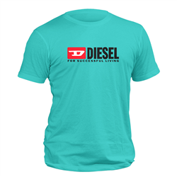تیشرت پنبه ای فیروزه ای Diesel