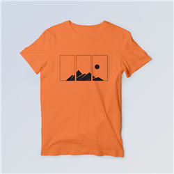 تیشرت نارنجی کوه