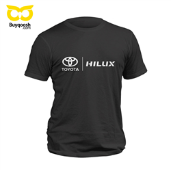 تیشرت پنبه ای مشکی تویوتا Hilux