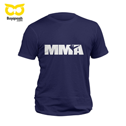 تیشرت پنبه ای سرمه ای MMA