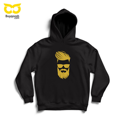 سویشرت طرح Men beard طلایی