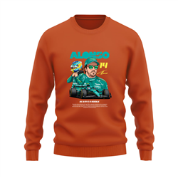 دورس پنبه ای آجری فرناندو آلونسو