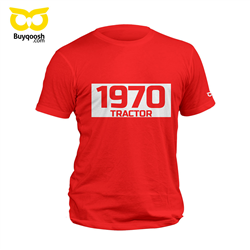تیشرت قرمز تراکتور 1970