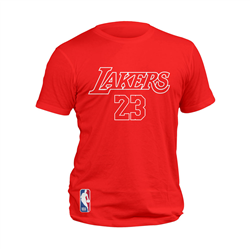 تیشرت پنبه ای قرمز Lakers