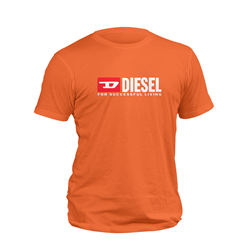 تیشرت پنبه ای نارنجی Diesel