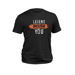 تیشرت پنبه ای مشکی legend