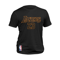 تیشرت پنبه ای مشکی Lakers