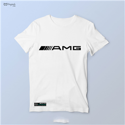 تیشرت پنبه ای سفید AMG