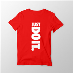 تیشرت پنبه ای قرمز Just Do IT