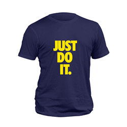 تیشرت پنبه ای سرمه ای just do it