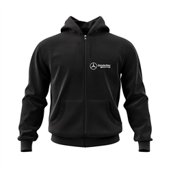 سویشرت زیپدار مشکی benz AMG