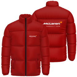 کاپشن پافر زمستانی قرمز مکلارن