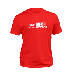 تیشرت پنبه ای قرمز Diesel