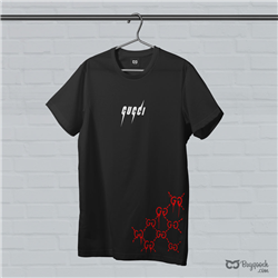 تیشرت پنبه ای مشکی gucci