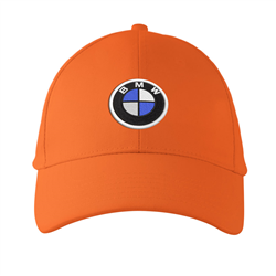کلاه کتان نارنجی BMW (گلدوزی)