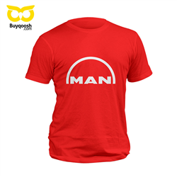 تیشرت پنبه ای قرمز man
