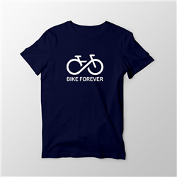 تیشرت پنبه ای سرمه ای Bike forever