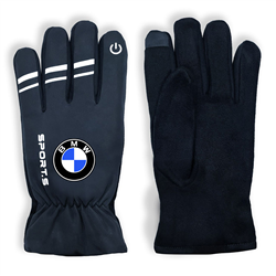 دستکش زمستانی سرمه ای BMW
