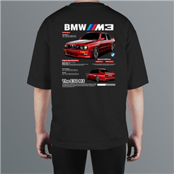 تیشِرت پنبه ای اور مشکی BMW M3