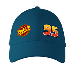 کلاه کتان سرمه ای مک کوئین