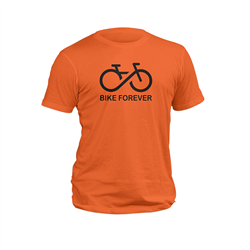 تیشرت پنبه ای نارنجی Bike forever