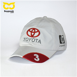کلاه حرفه ای سفید TOYOTA