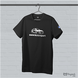 تیشرت پنبه ای مشکی BMW Car