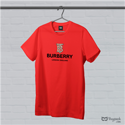 تیشرت پنبه ای قرمز Burberry