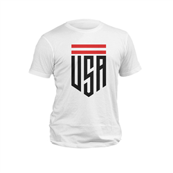 تیشرت پنبه ای سفید USA
