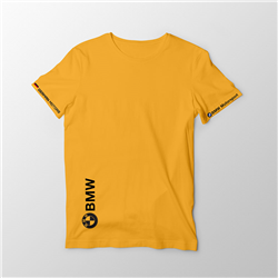 تیشرت پنبه ای زرد BMW