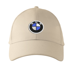 کلاه کتان کرمی BMW (گلدوزی)