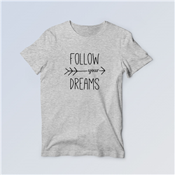 تیشرت پنبه ای طوسی Dreams