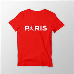 تیشرت قرمز پاریس
