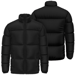 کاپشن پافر زمستانی مشکی بیسیک