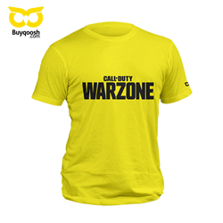 تیشرت پنبه ای زرد warzone