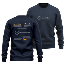 دورس پنبه ای سرمه ای مرسدس بنز