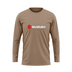 پیراهن آستین بلند مردانه خاکی سوزکی