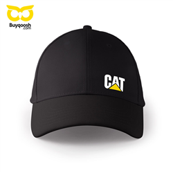 کلاه کتان مشکی cat