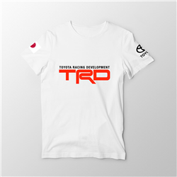 تیشرت پنبه ای سرمه ای سفید TRD
