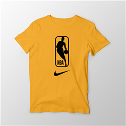 تیشرت پنبه ای زرد NBA
