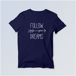 تیشرت پنبه ای سرمه ای Dreams