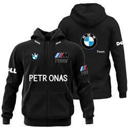 سویشرت زیپدار مشکی BMW MPower