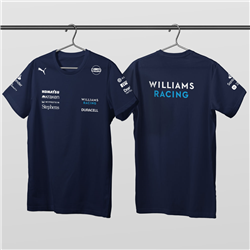 تیشرت پنبه ای سرمه ای ویلیامز فرمول یک