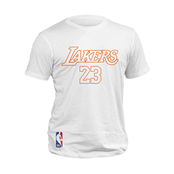 تیشرت پنبه ای سفید Lakers