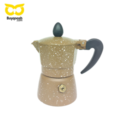 اسپرسو ساز قهوه جوش خاکی یک کاپ